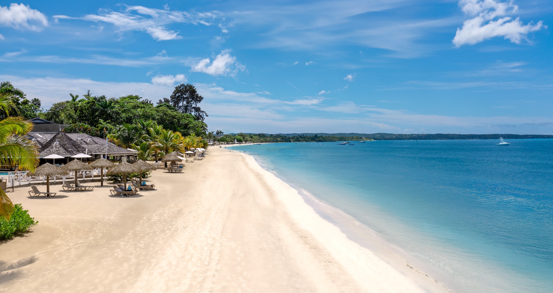 Beach at Sandals Negril, Jamaica